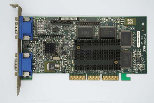 Matrox 迈创 G400 16MB显示卡G4+MDH4A-16G（MGA-G400A-E芯片）